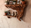 Tree Root-Shaped Wall Shelf