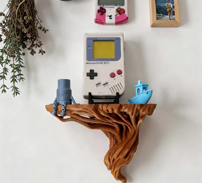 Tree Root-Shaped Wall Shelf